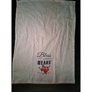 Kay Dee Designs R3768 Home Sweet Texas Bless Your Heart Flour Sack Towel